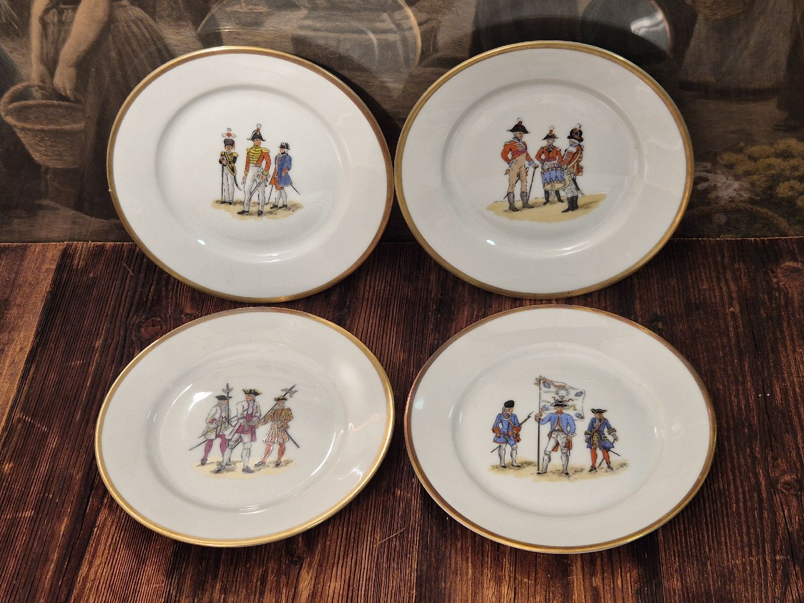 Geschirrsets: Set 6 Langenthal Mokkatassen + 4 Teller Schweizer Söldner – Gebraucht aus Thun von ThunerSammler 4