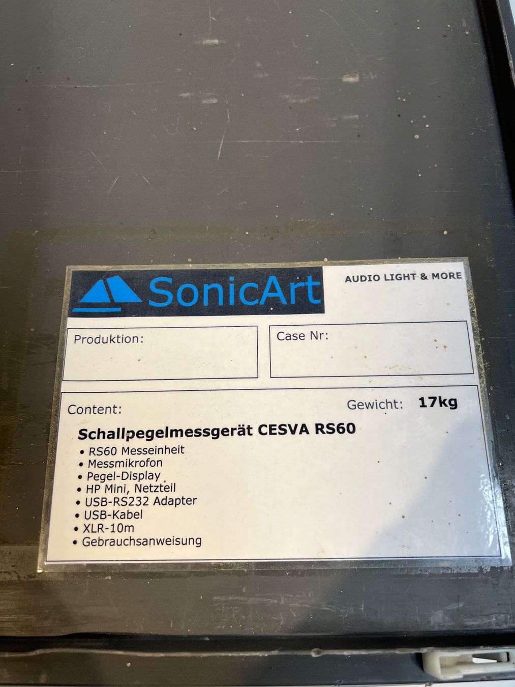 Mesurer: 018 CESVA RS-60 Schallpegelmessgerät – D'occasion à Wangen an der Aare par TBYN 1