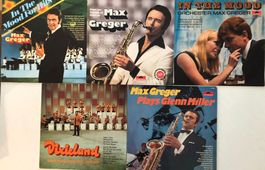 5x LPs Orchester Max Greger