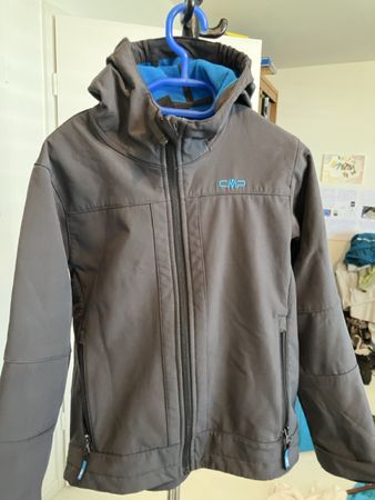 Wasserabweisende CMP Softshell Jacke Gr. 140, Top Zustand