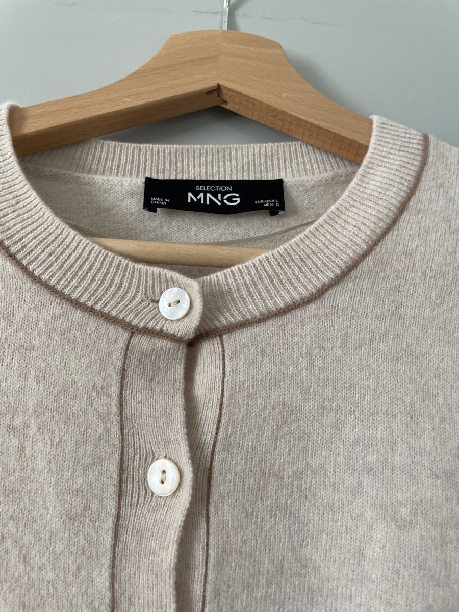 Mango Maglioni & Felpe: Mango selection beiger Cardigan wolle – Nuovo (secondo la descrizione) da Zürich venduto da M500ZH 1