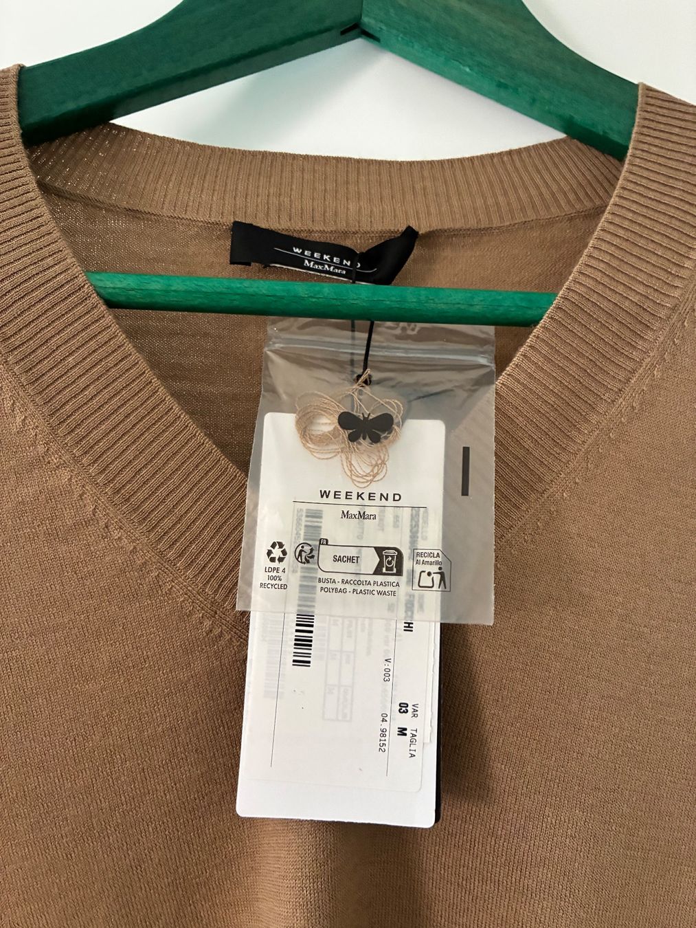 Max Mara Pullover & Sweatshirts: Damen Pullover Weekend Max Mara beige neu mit Etikett – Neu und originalverpackt aus Schaffhausen von zuesefred 1
