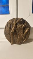 Joseph Krautwald Bronze-Relief – Religiöse Volkskunst