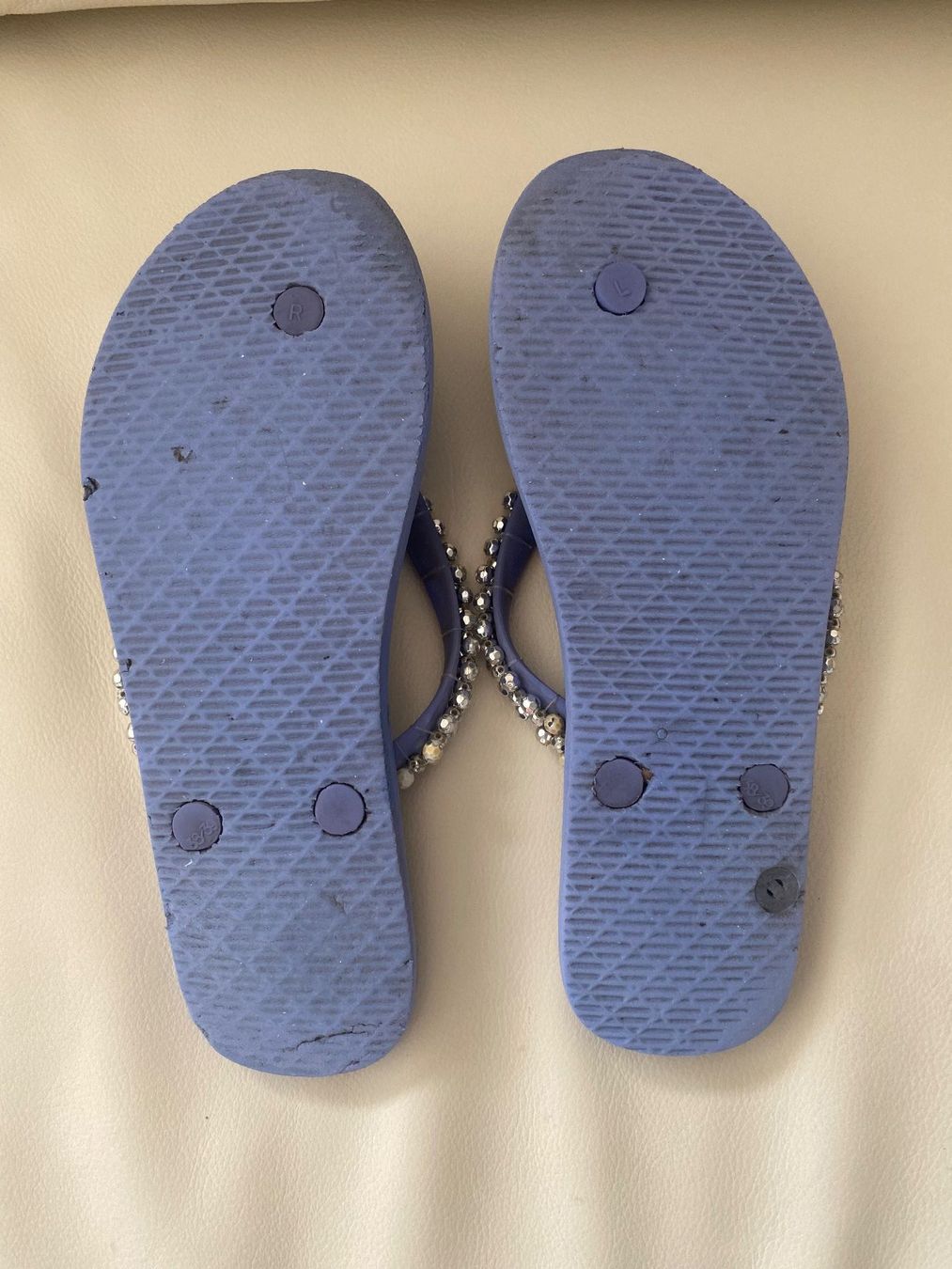 Pieces Scarpe da donna: SUMMERTIME - stylische Flip-Flops mit Perlen/Décor, 38 – Usato da Winkel venduto da ferrari2022 6