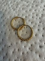 Goldene Creolen Modeschmuck goldfarben Ibiza Ethno Tara