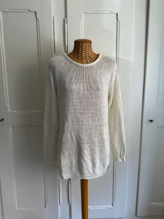 Strickpullover offweiss - M