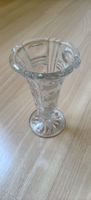 Glasvase floral gemustert Vintage gebraucht