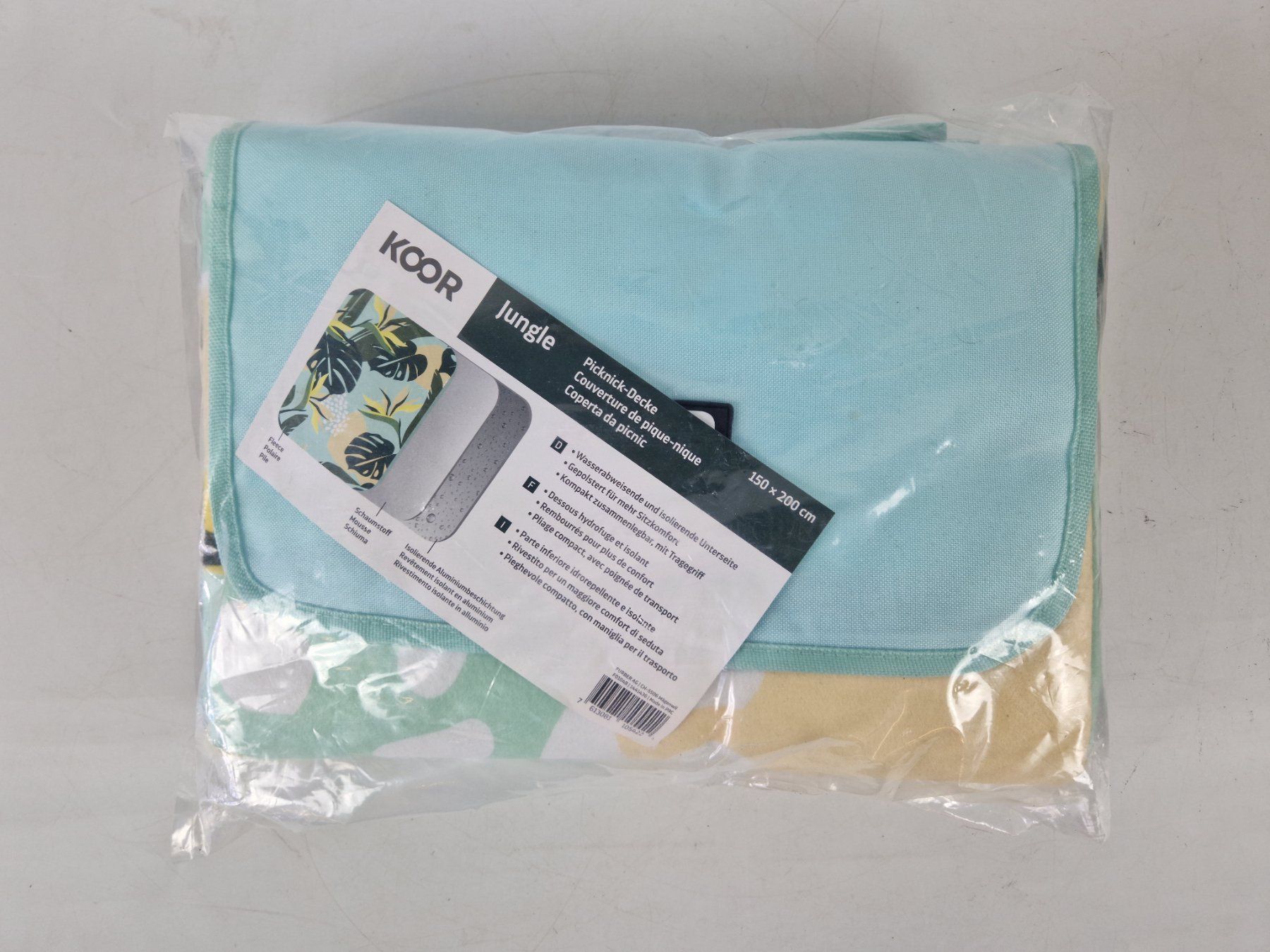 Coperte: KORR Jungle Picknickdecke – Usato da Muhen venduto da Restwert_Muhen
