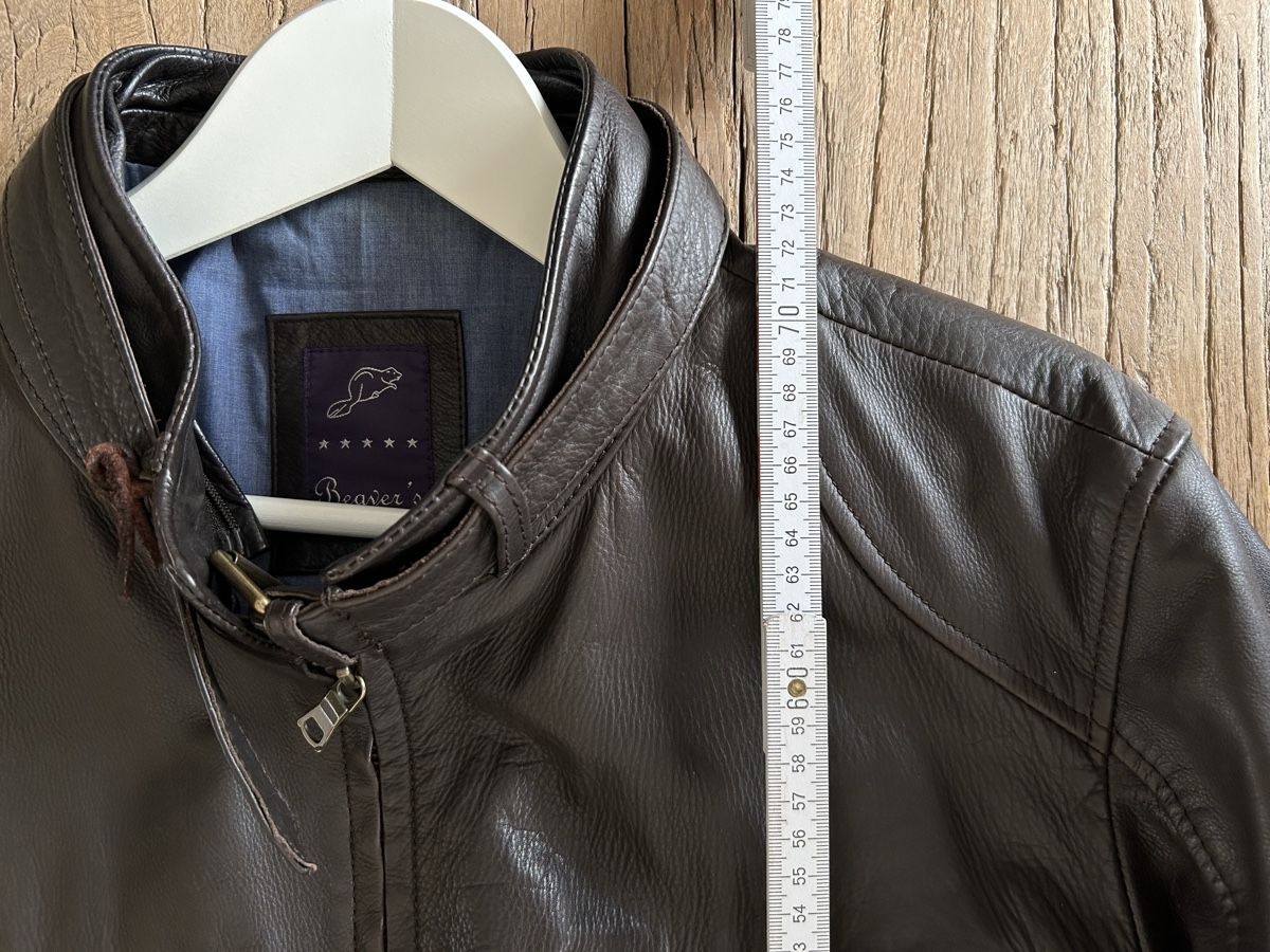 Giacche: Beaver's Lederjacke, Gr. 54, Braun, echtes Leder – Usato da Zürich venduto da Lolaa123 6