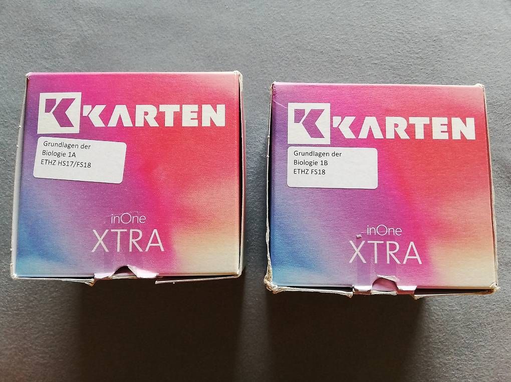 Altro materiale scolastico: K-Karten Biologie 1A – Usato da St. Gallen venduto da m_l_6qbp
