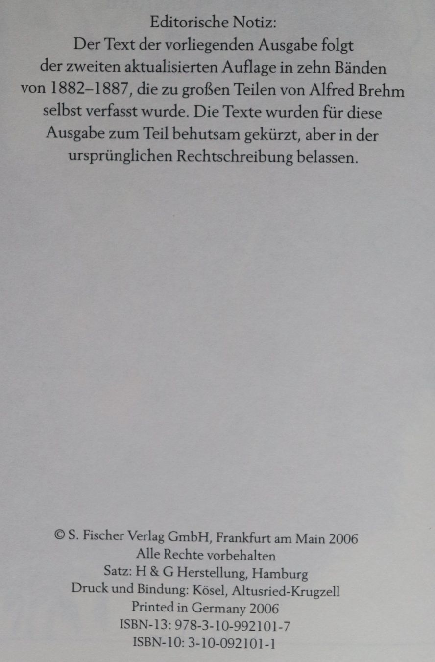 Livres: Die schönsten Geschichten aus Brehms Tierleben – D'occasion à Glattfelden par Vrenely 7