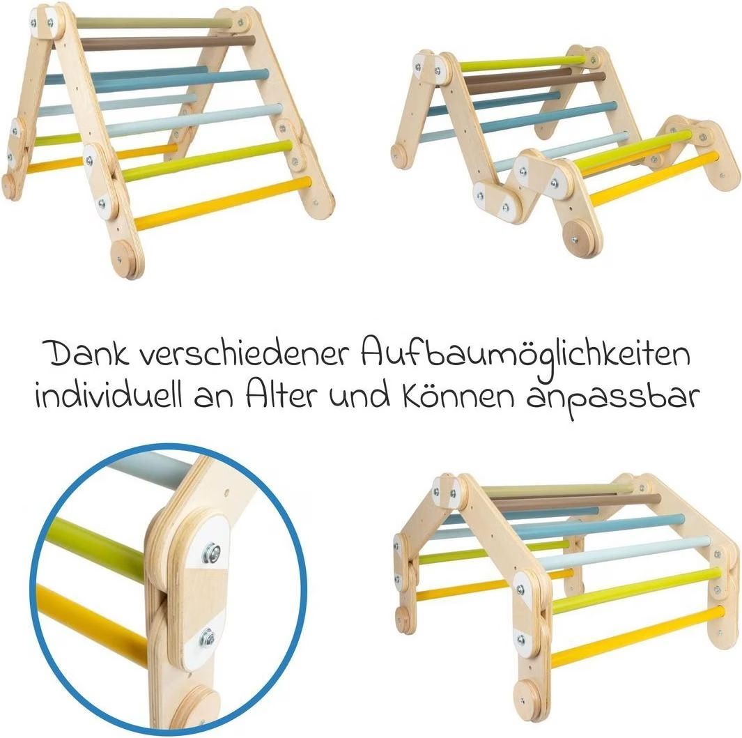 Kletterwände & Klettergriffe: Kids Triangle with Ramp, Climbing Frame Set – Gebraucht aus Baar von IsabelaSaavedra2020 4