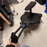 Kinderwagen Rollbrett mit Sitz schwarz, universal 