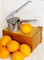 ⭐Antike SIGG Orangen-/Zitruspresse Aluguss 60er Jahre ⭐