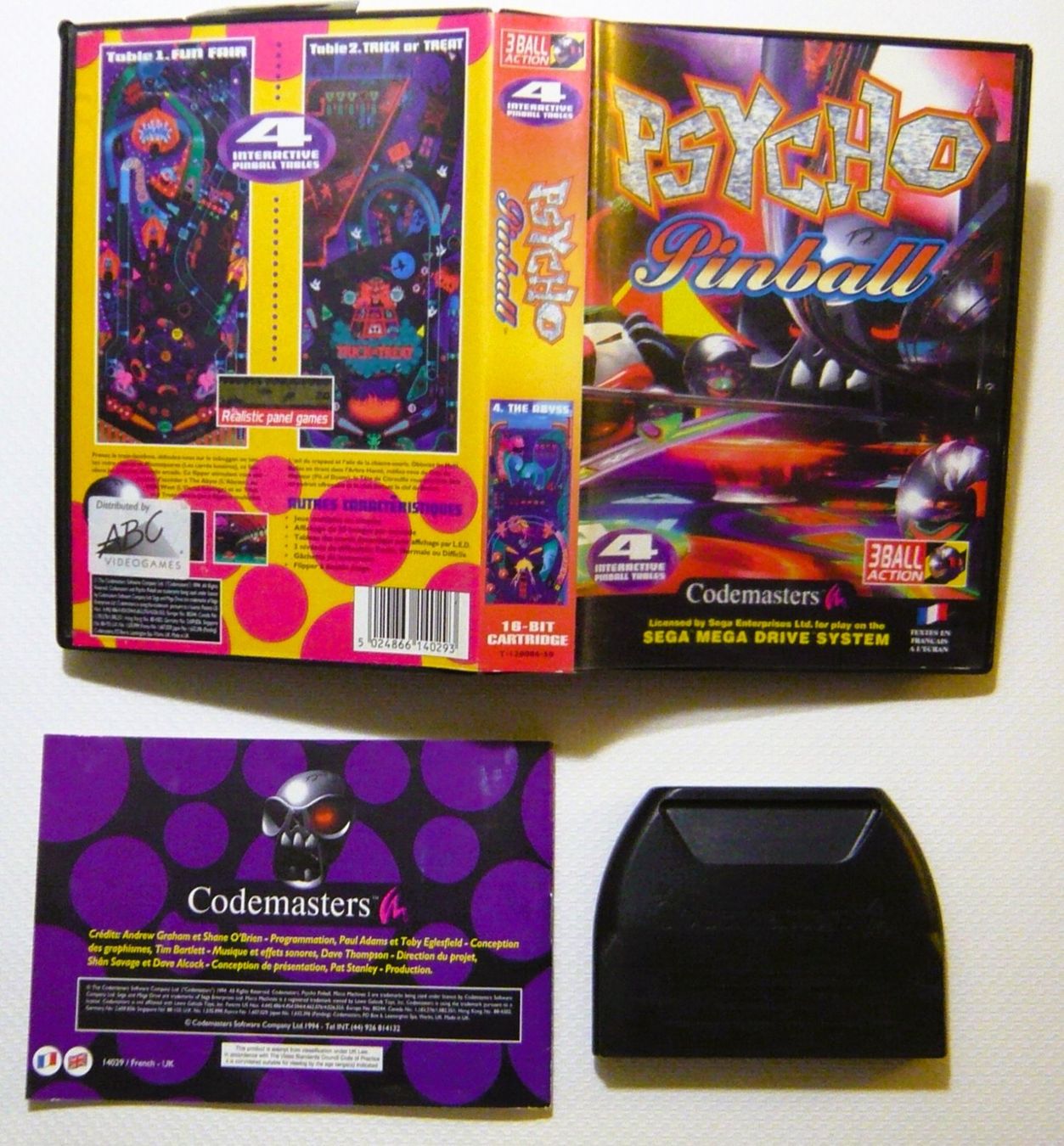 Sega Giochi: Mega Drive : Psycho Pinball ! CIB, Bon état – Usato da Onex venduto da Jaguar1986 3