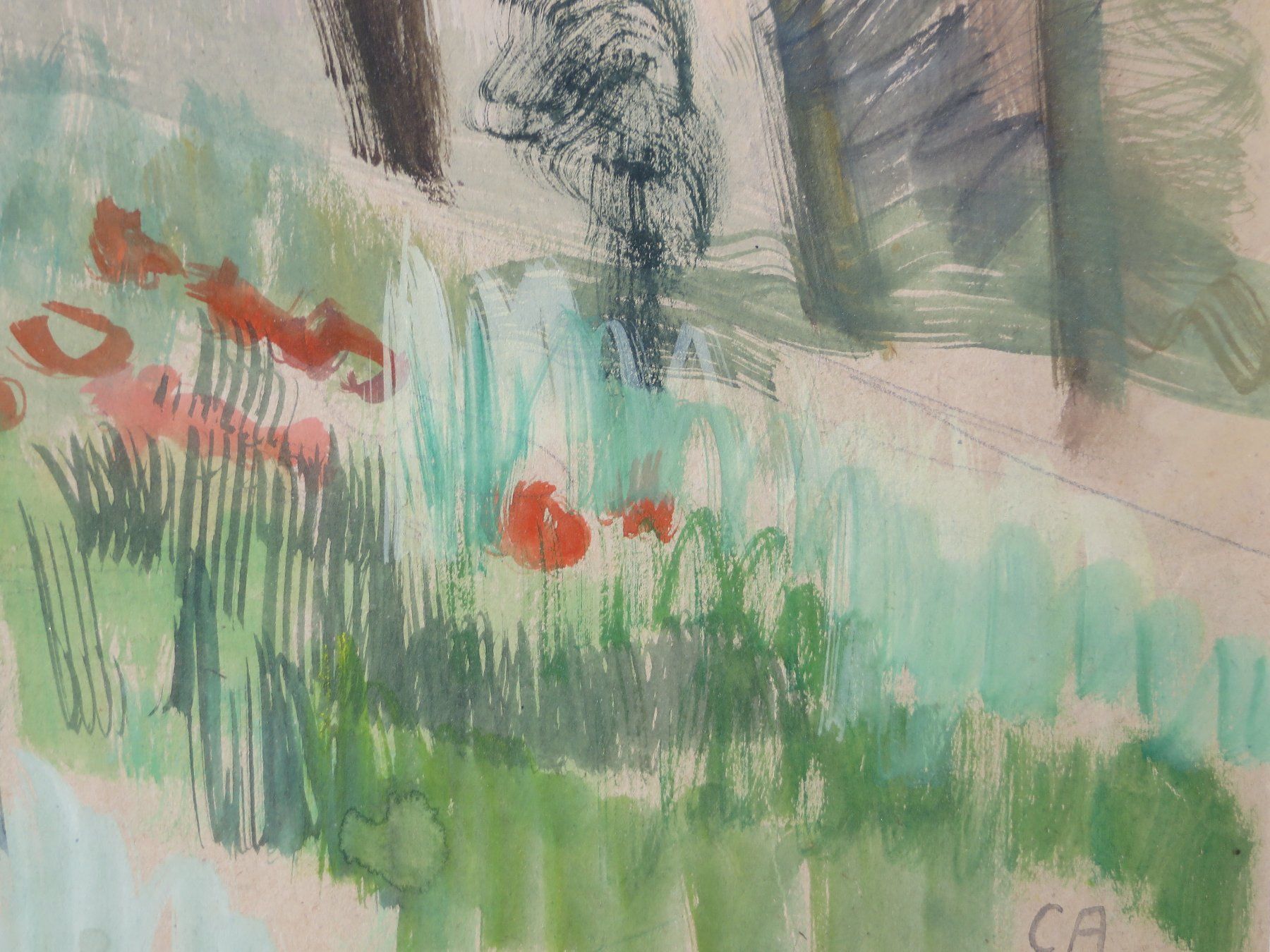 Gemälde: Grosse Aquarell – Gebraucht aus Bad Ragaz von FutureZ 3