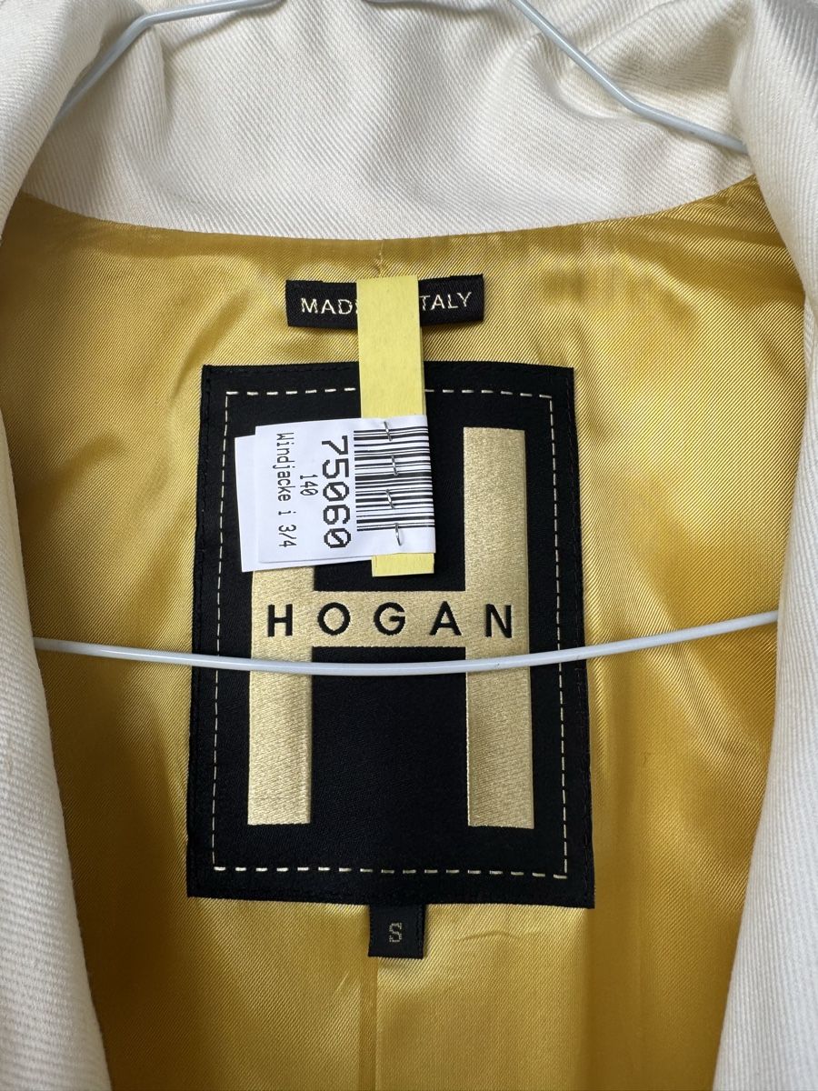 Hogan Giacche: Hogan Übergangsjacke weiss Gr. S – Usato da Brütten venduto da Rod816 8