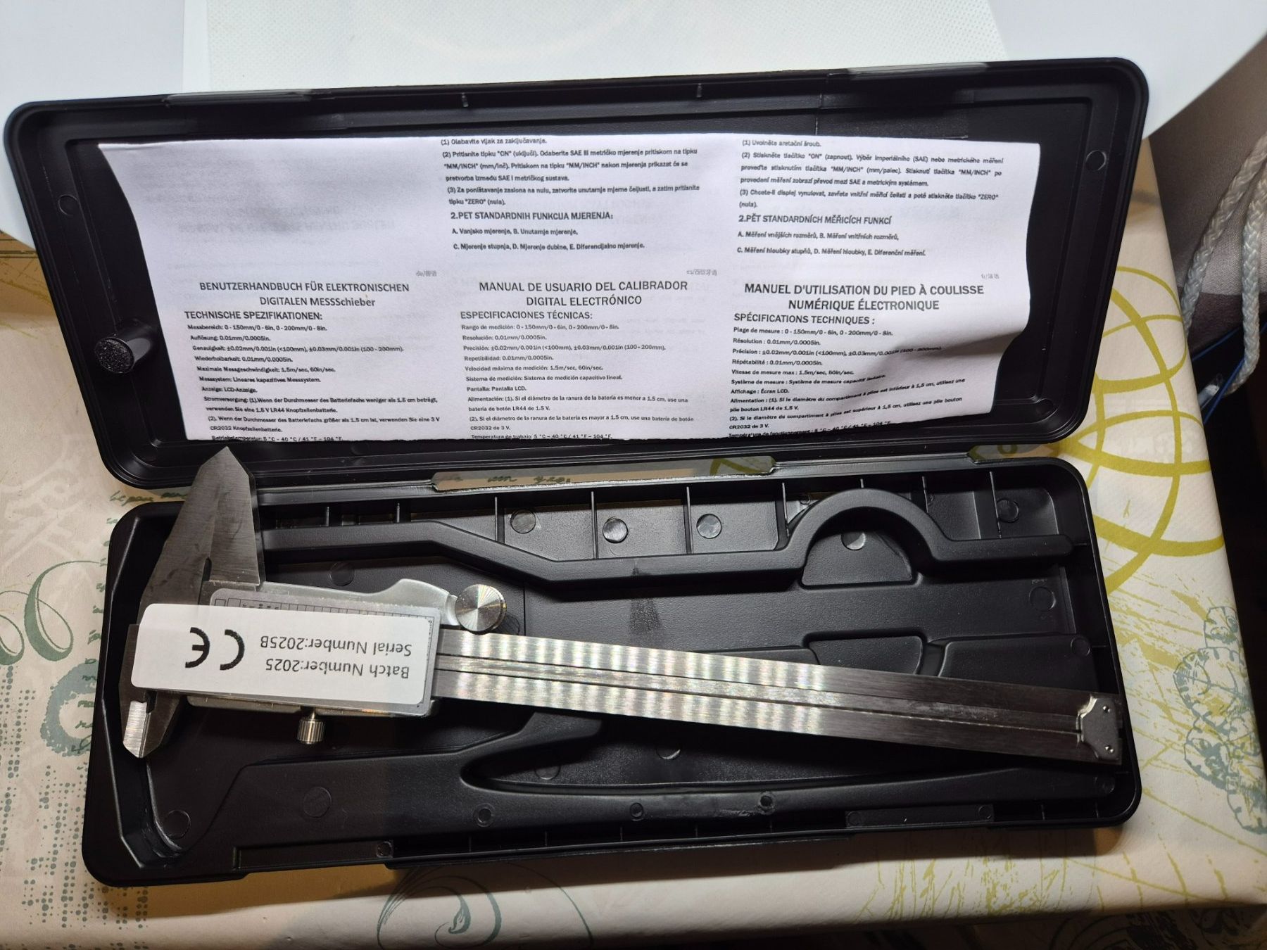 Misurare: Digitaler Messschieber aus Edelstahl mit Etui, 150 mm – Nuovo e nell'imballaggio originale da Losone venduto da bal_gfp6 1