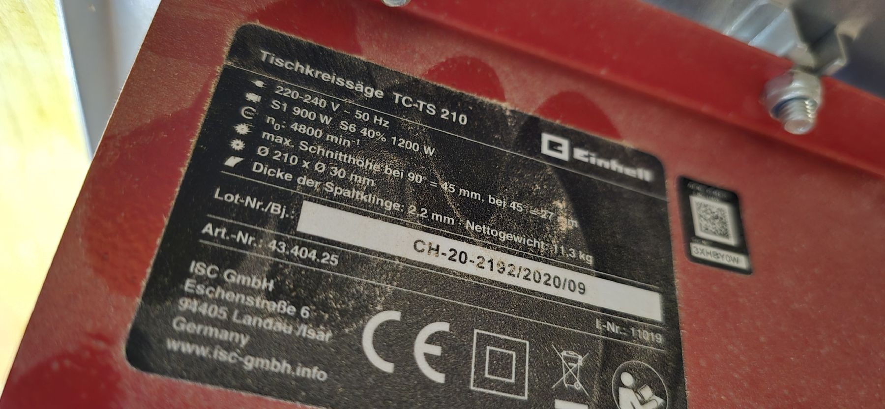 Einhell Seghe: Einhell tc ts 210 tischkreissäge – Usato da Ellikon an der Thur venduto da silversurfer67 1