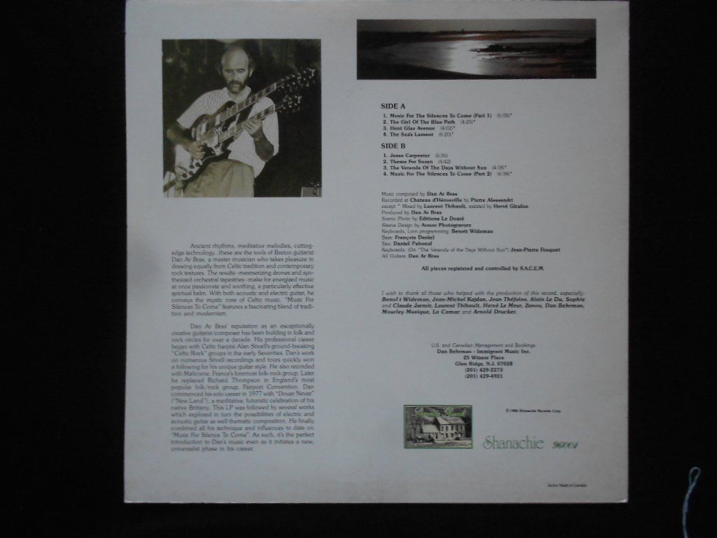 Dischi in vinile: DAN AR BRAS  -  MUSIC FOR THE SILENCES TO COME... – Usato da Bex venduto da Giorgiob 1
