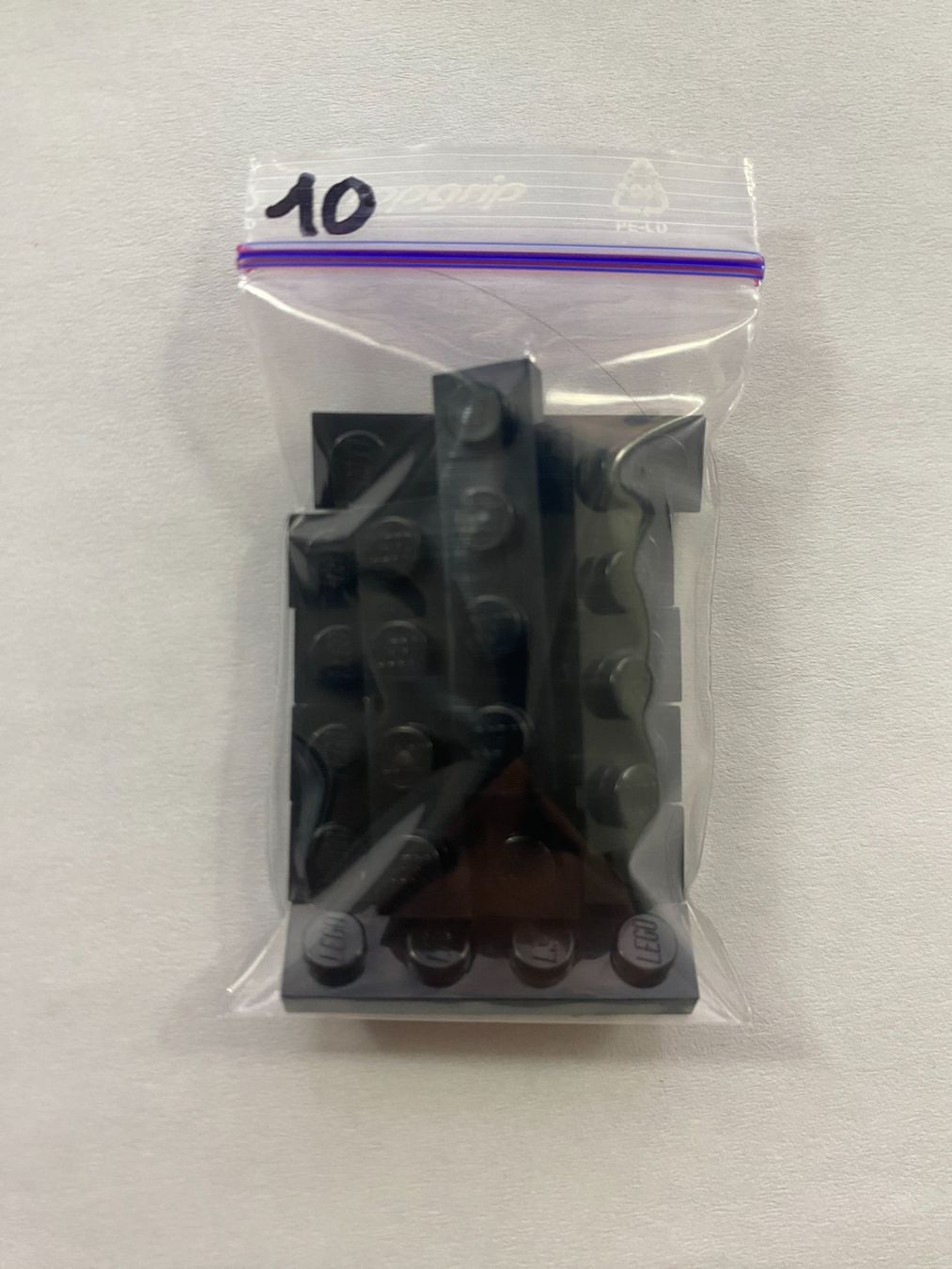 Lego Giocattoli: Lego Platte Schwarz 1x4 10 Stück – Nuovo (secondo la descrizione) da Weingarten-Kalthäusern venduto da McGmavlo 1
