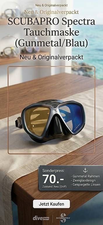 Occhiali & Lenti: Taucherbrille – Nuovo e nell'imballaggio originale da Biel/Bienne venduto da Yasest