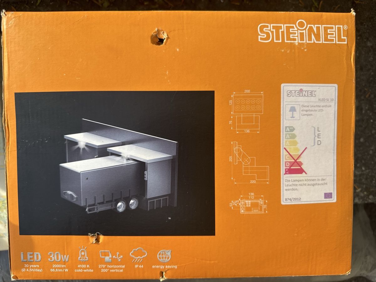 Steinel Lampes: STEINEL Professional 30W XLED-SL10 – Neuf (Voir description) à Rüti ZH par Sugus99 2