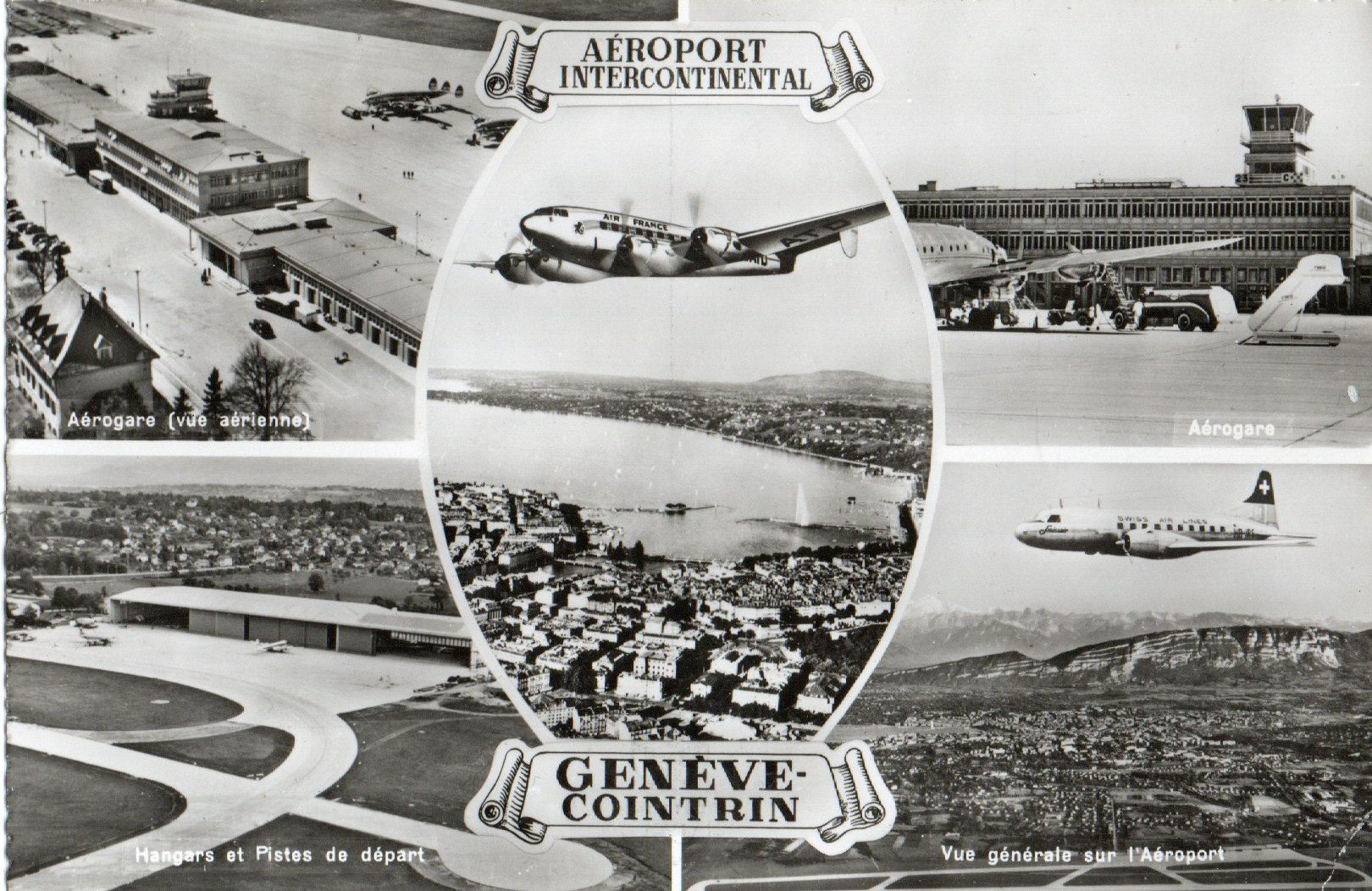 Cartes postales: Genève-Cointrin - Aéroport Intercontinental – D'occasion à Melano par pisonsdro