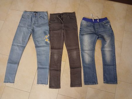 3er Set Mädchen Jeans Hosen, Kiabi, Grösse 152