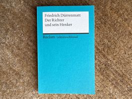 Reclam Lektüreschlüssel, Der Richter und sein Henker
