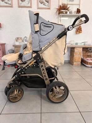 Hartan Carrozzine: Kinderwagen Hartan Racer mit Winterfusssack – Usato da Flüh venduto da TradeXpress 1
