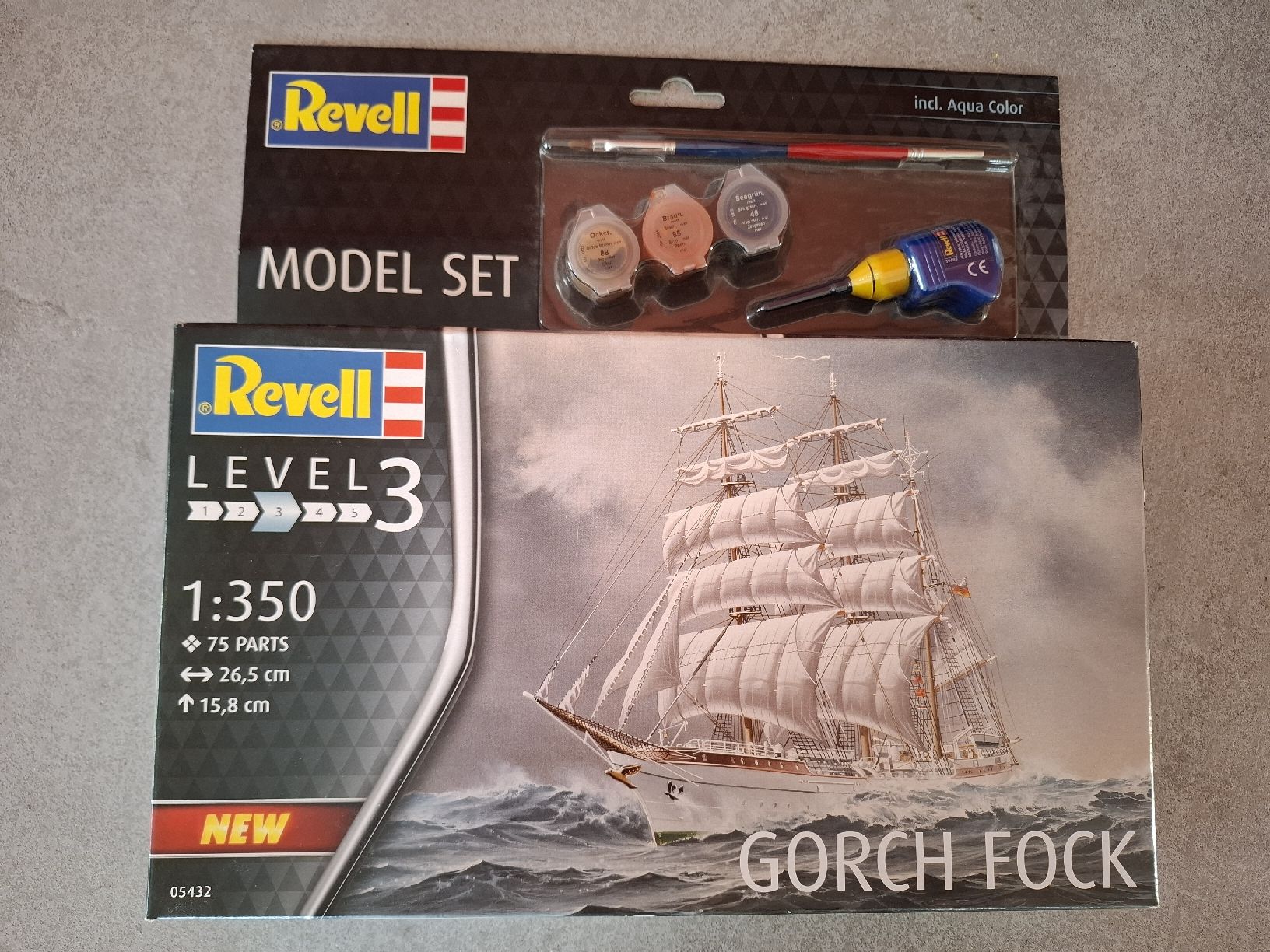 Revell Kit di modellismo & Modellini statici: Revell, level 3, Gorch Foch – Nuovo e nell'imballaggio originale da Tramelan venduto da yok-yok