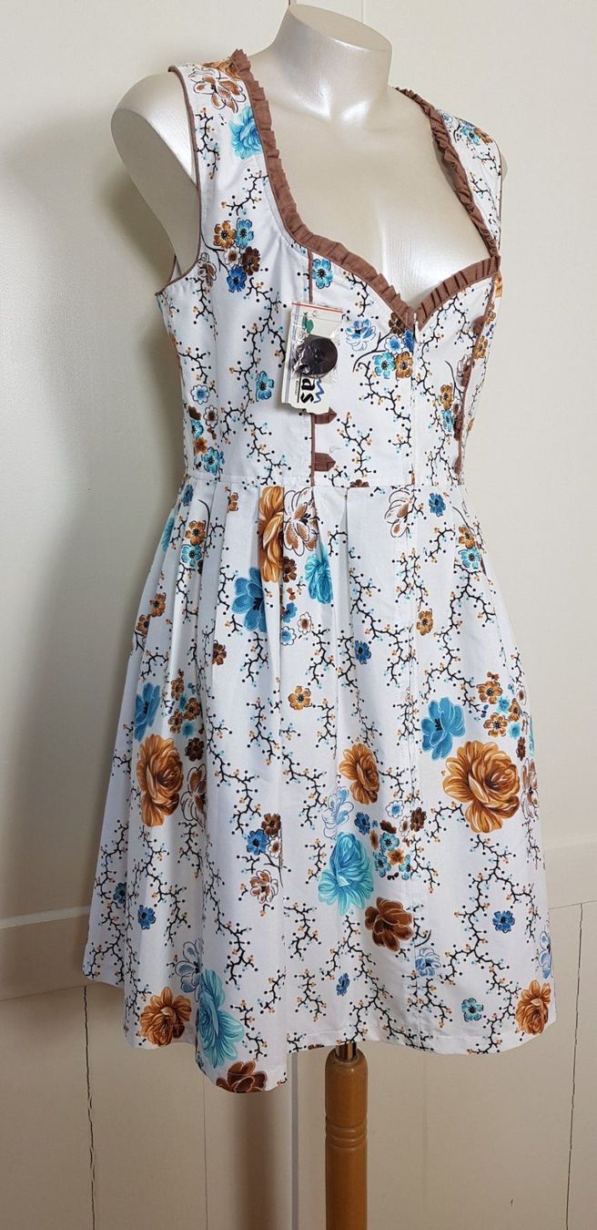 Vestiti: Kleid, Tracht, Dirndl, Neu, Gr. 42 44 – Nuovo e nell'imballaggio originale da Uster venduto da Astral 5