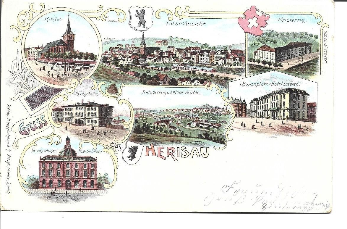 Cartes postales: Litho  Herisau – D'occasion à Appenzell par mai25