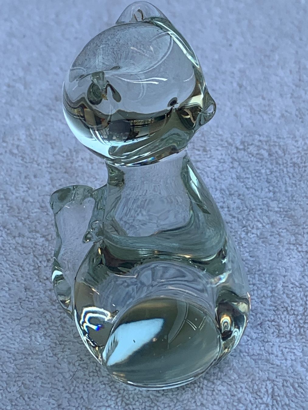 Statuette: Glas - Katze – Usato da Wangen b. Olten venduto da Finolino28 3