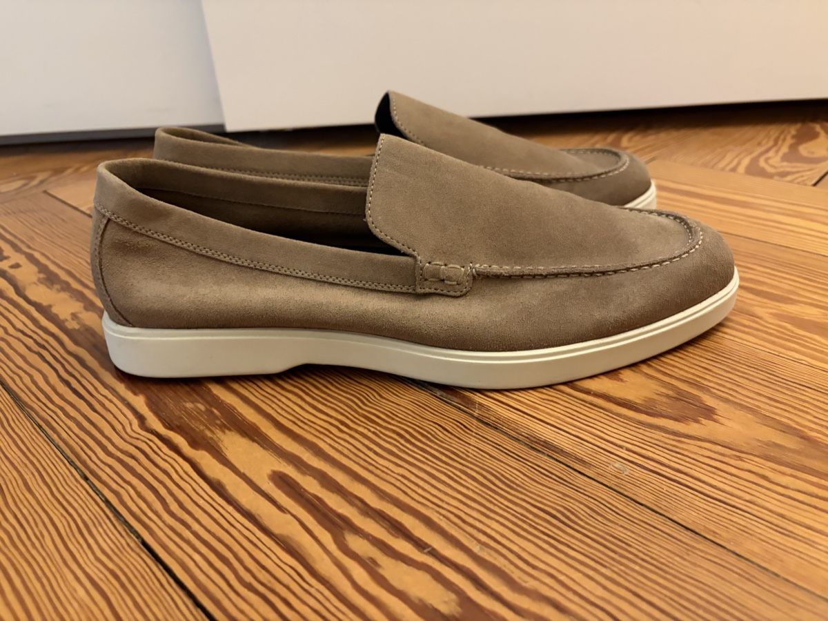Massimo Dutti Scarpe da uomo: Massimo Dutti Wildleder Loafer Taupe Gr. 43 – Usato da Zürich venduto da jak_89nh 2