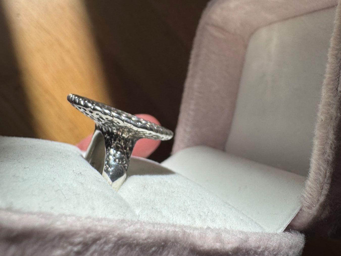 Ringe: Hohlring aus Silber 925 Schildform Gr.57 – Gebraucht aus Zürich von hanna1990 3