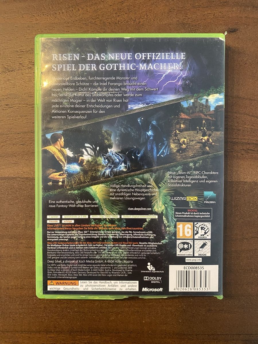 Microsoft Giochi: Risen für Xbox 360 – Usato da Thunstetten venduto da Virus_33 3