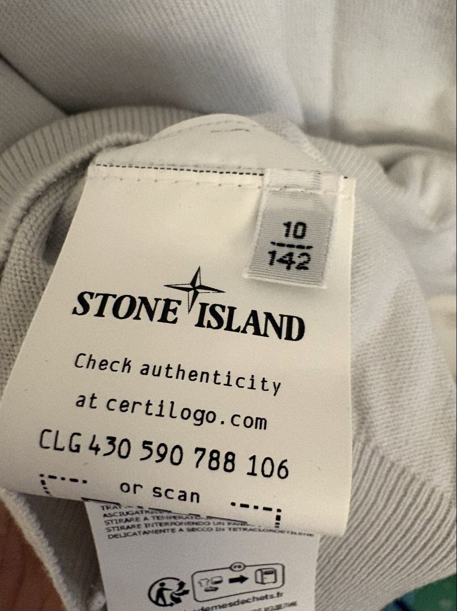 Stone Island Maglioni & Felpe: Stone Island Junior Pullover Grey 10Jahre 142 – Usato da Davos Dorf venduto da tcabin 3
