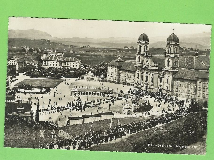 Cartoline postali: Einsiedeln, Klosterplatz – Nuovo (secondo la descrizione) da Zürich venduto da t24_de