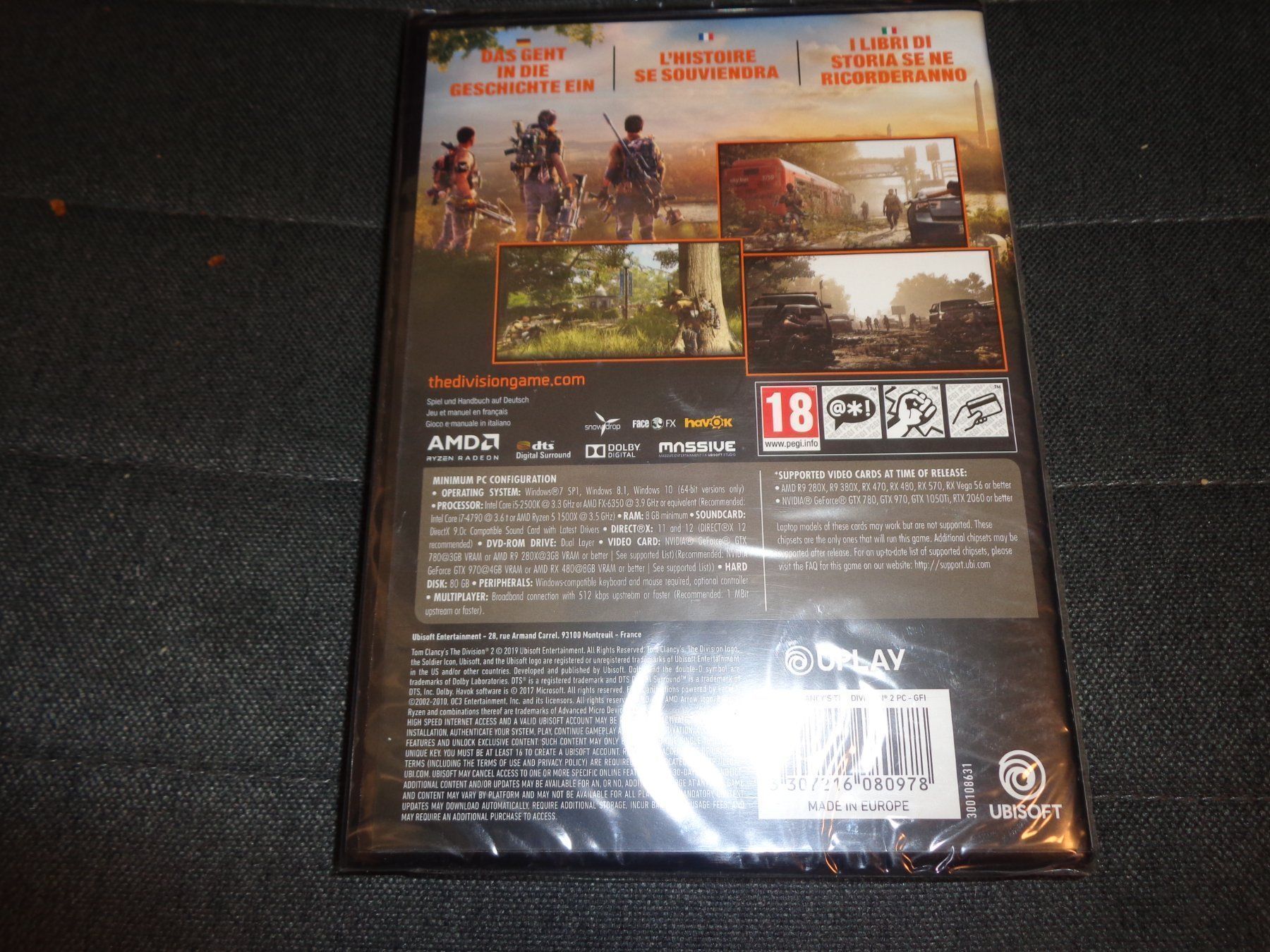 Giochi: The Division 2 PC NEUWARE – Nuovo e nell'imballaggio originale da Olten venduto da Disc-Ausverkauf 1