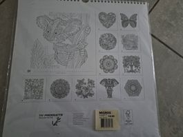 Coloring Calendar schöne Bilder zum Ausmalen NEU