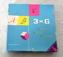 3 x G Buchstaben - Spiel / Ravensburger um 1960 / Komplett