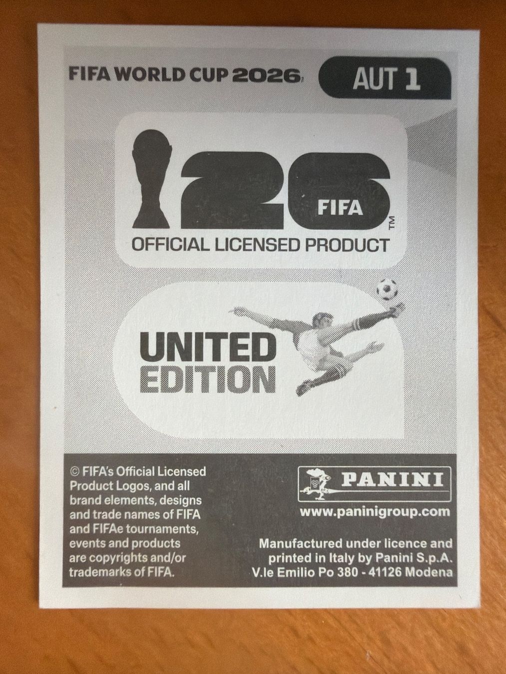 Panini Carte collezionabili: Panini AUT1 – Nuovo (secondo la descrizione) da Susten venduto da Rechnun 1