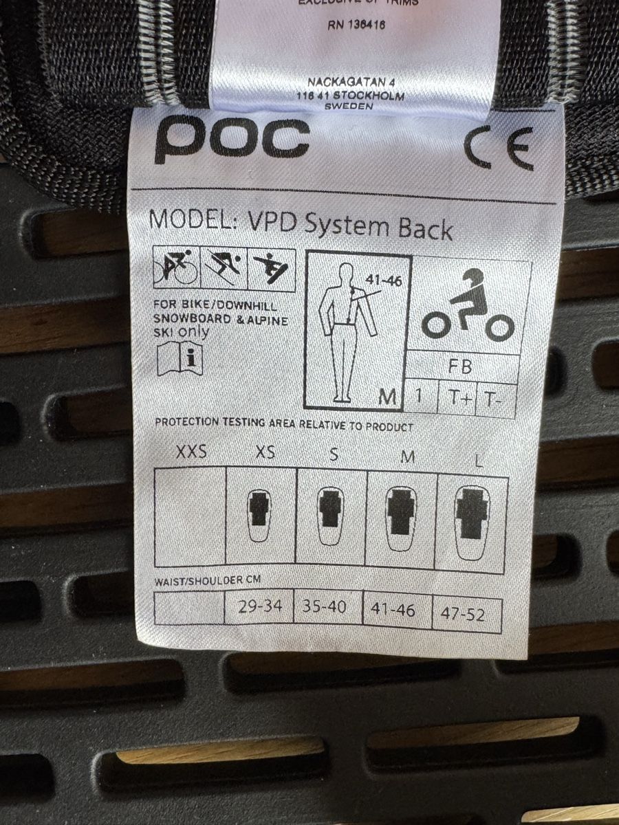 Poc Schutz & Schoner: Dorsale POC VPD système back  – Gebraucht aus Fribourg von jay_7mnw 3