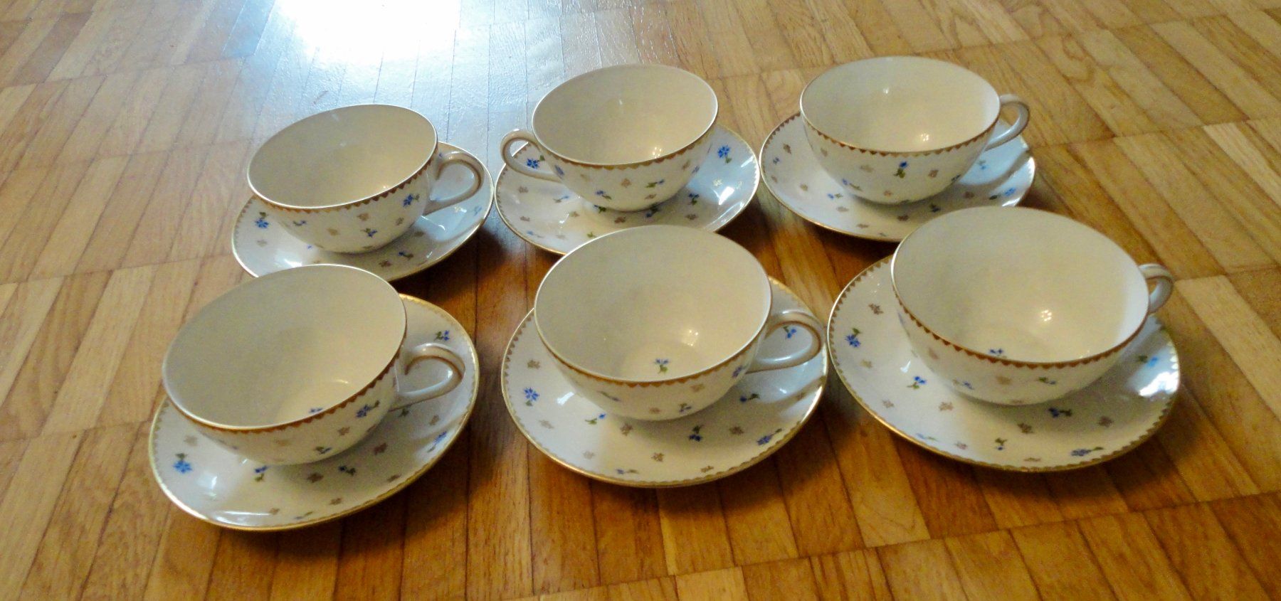 Tazze: Langenthal Teetasse mit Unterteller (Kornblumen) – Usato da WÄDENSWIL venduto da katti01 8