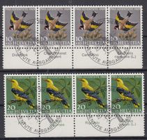 228-231 mit FD-Eckstempel Bern 1.12.1969, Tabs in 4 Sprachen