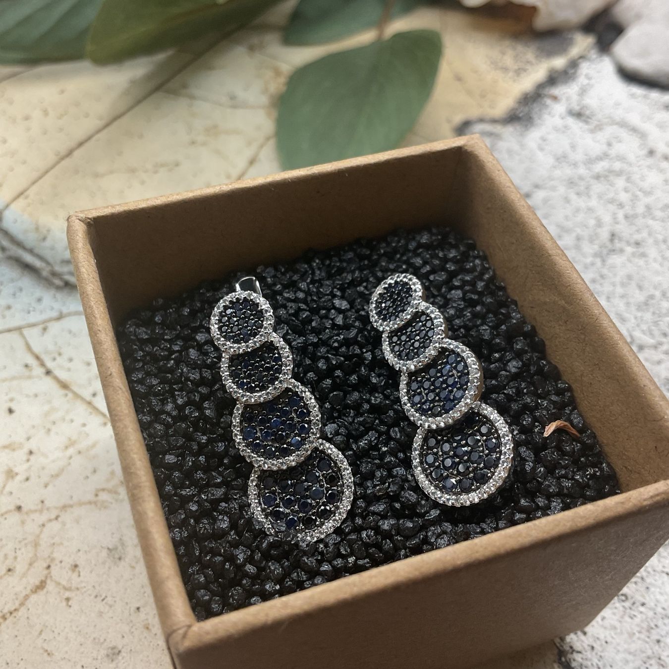 Orecchini pendenti & Orecchini a lobo: Hammer Ohrstecker Saphire in Sterlingsilber – Nuovo (secondo la descrizione) da Luzern venduto da S.Kern01 1