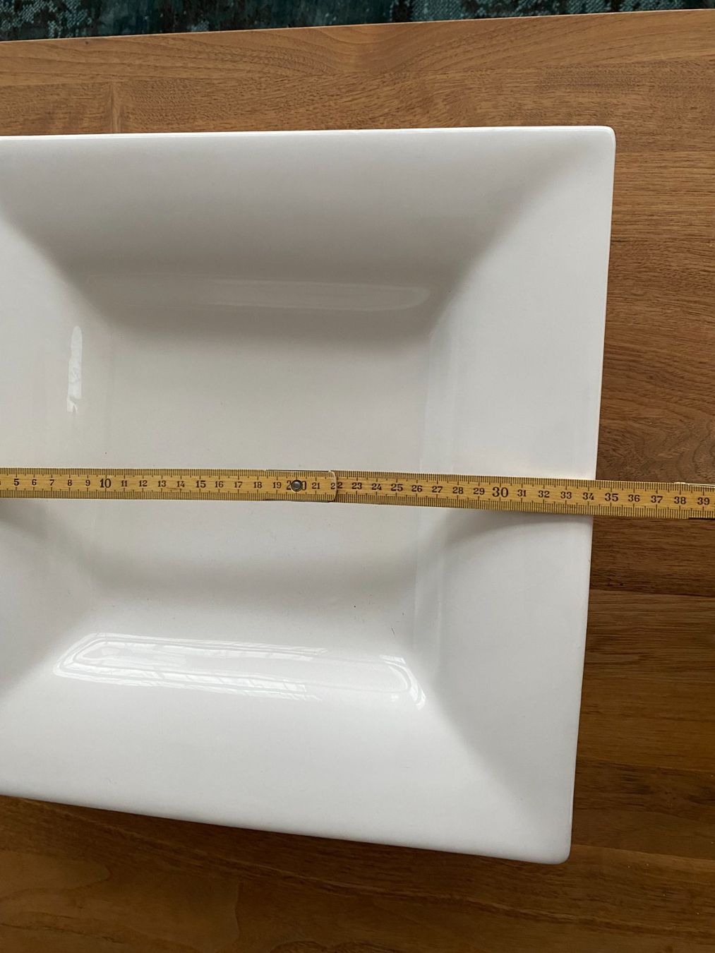 Servierplatten: Platte / Schale - weiss – Gebraucht aus Gerolfingen von Regenbogen88 1