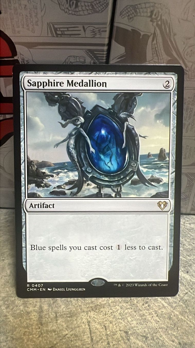 Magic The Gathering Carte collezionabili: Sapphire Medaillon – Nuovo (secondo la descrizione) da Wilen b. Wollerau venduto da GarruksShop
